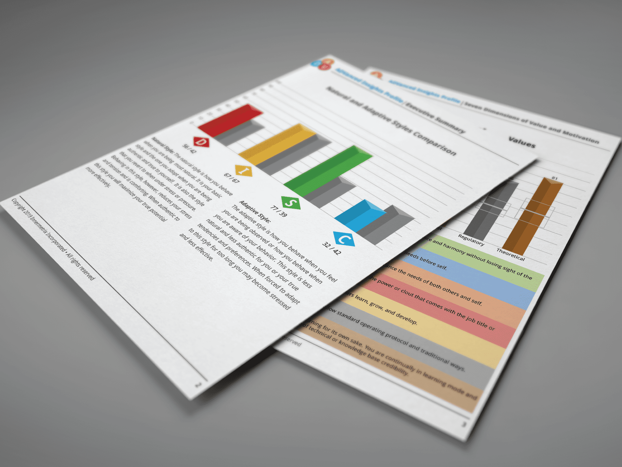 Innermetrix Genius Profile Mockup